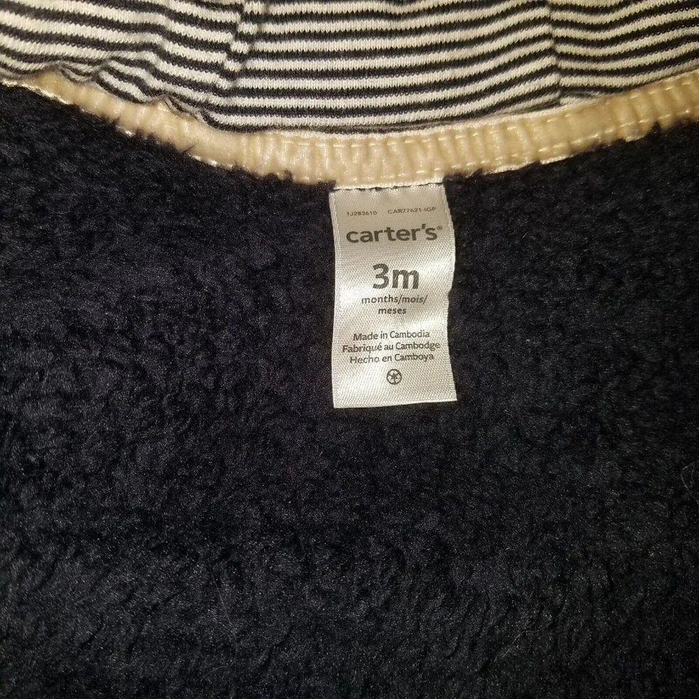 Carters hooded footie